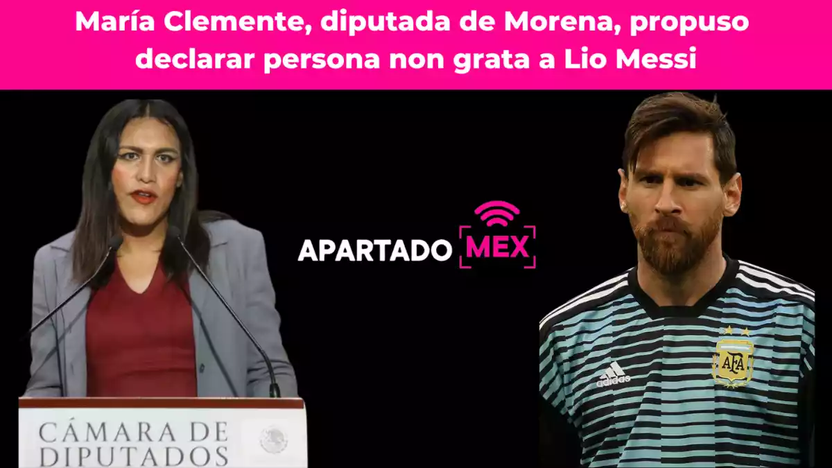 María Clemente intenta declarar persona non grata a Lionel Messi