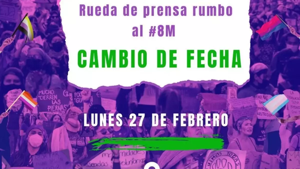 Cartel de colectivos feministas a la marcha del 8M