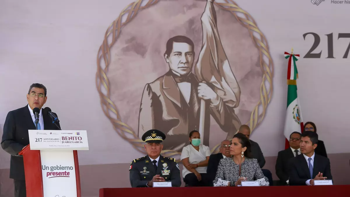 Encabeza Céspedes 217 aniversario del Natalicio de Benito Juárez