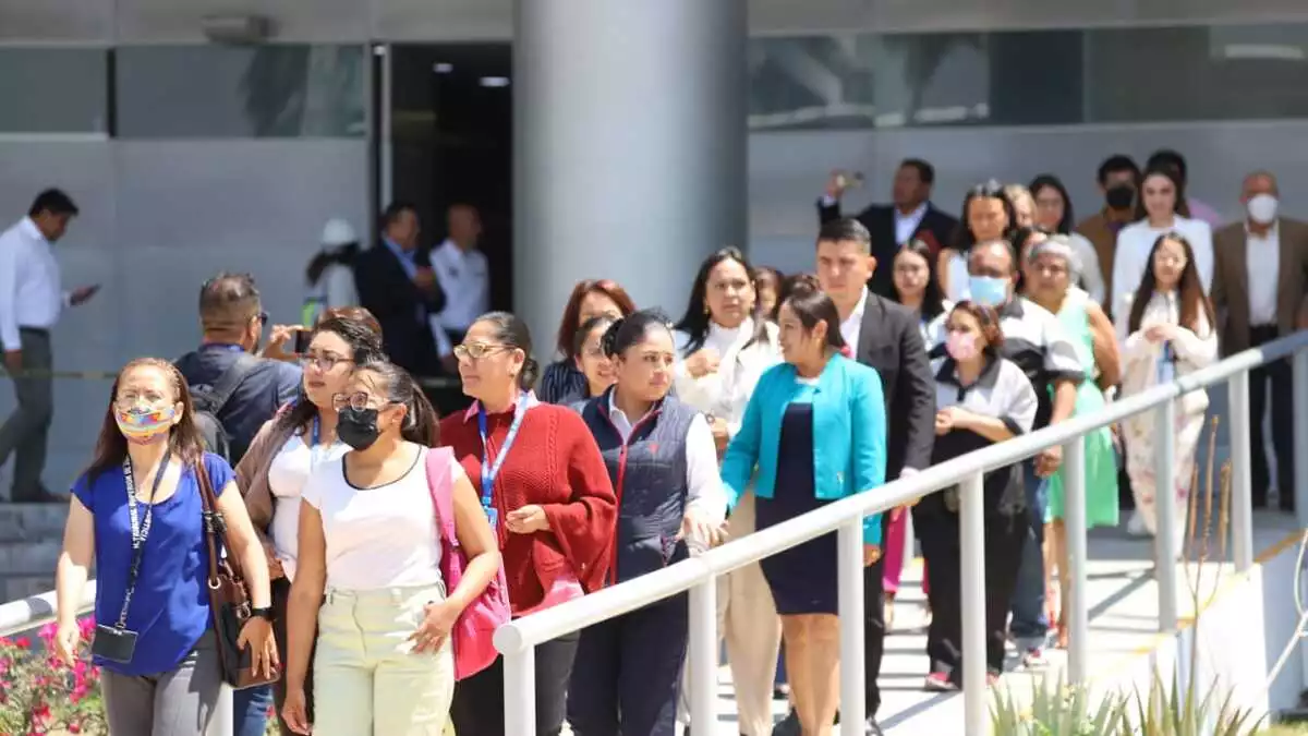 Poder Judicial de Puebla se suma al Simulacro Nacional 2023