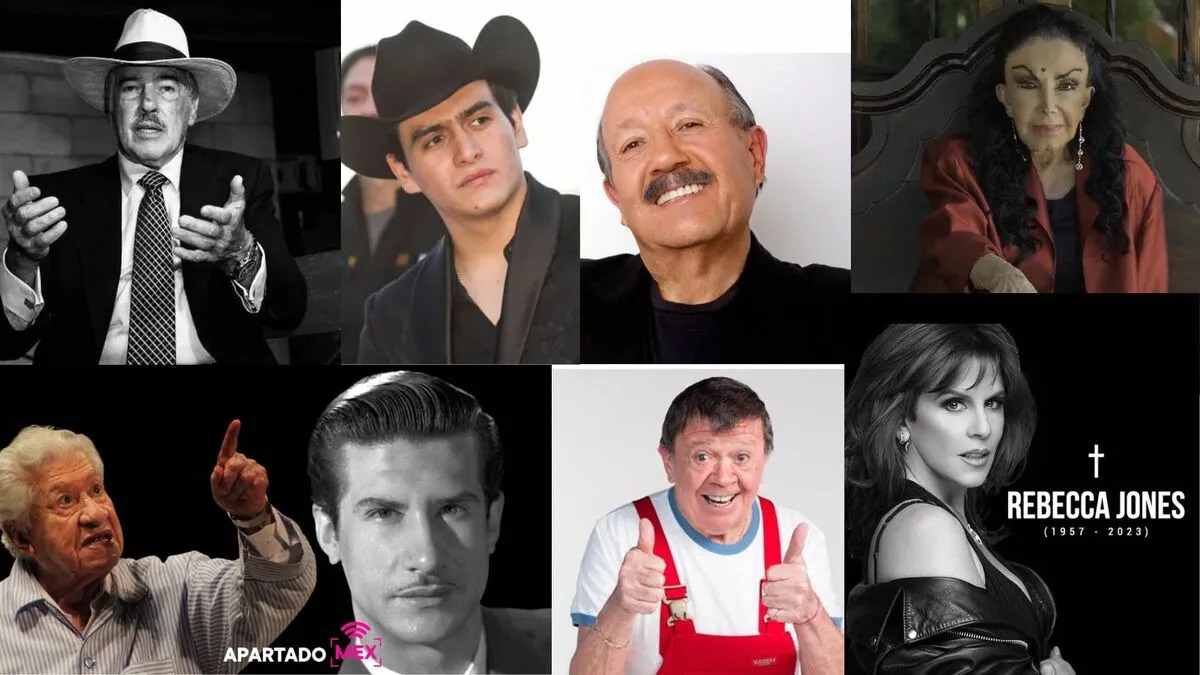 Famosos que han fallecido en el 2023 Apartado MEX