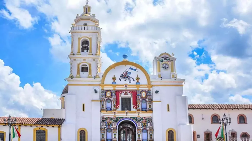 La hermosa Iglesia de la Virgen de la Inmaculada Concepción en Chignahuapan