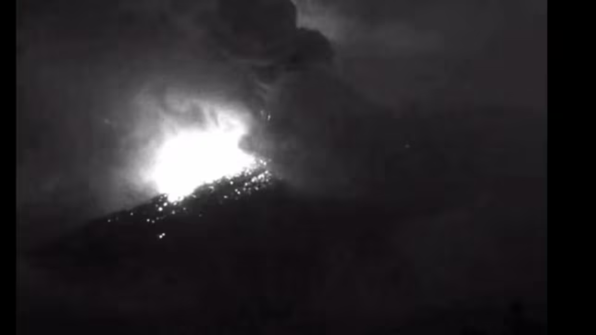 ¡En vivo desde el volcán Popocatépetl!