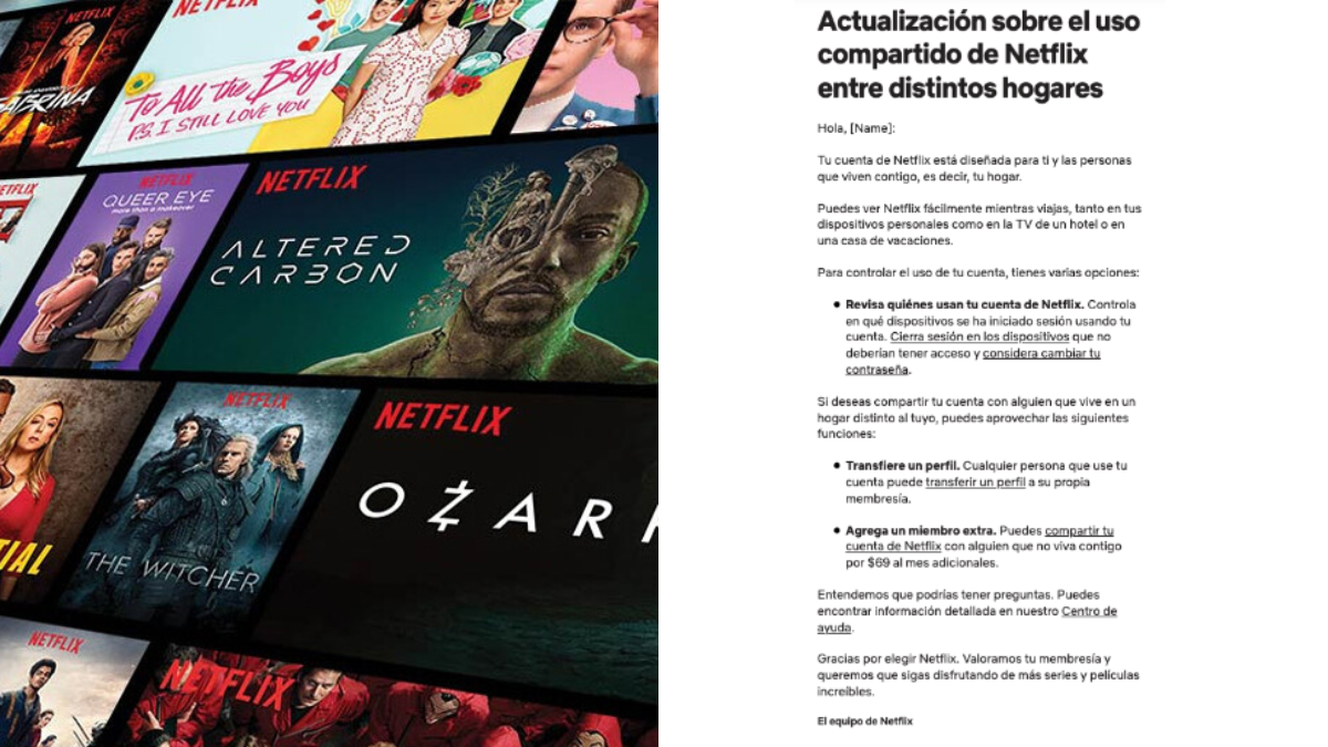 Netflix impone polémico cargo extra para compartidos