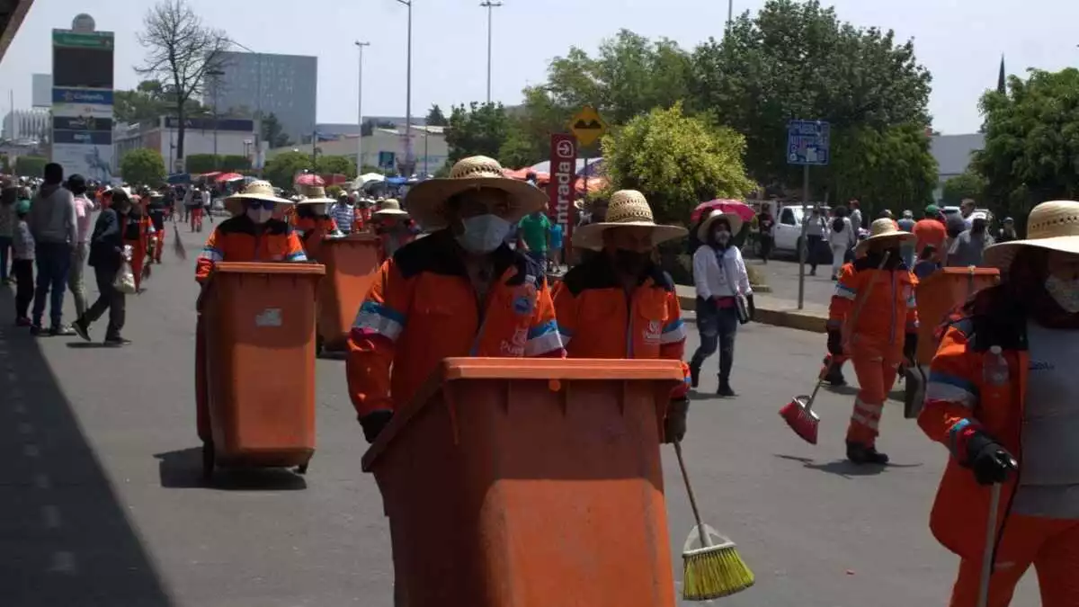 Alistan operativo de ordenamiento, seguridad y limpieza para el desfile 5 de mayo