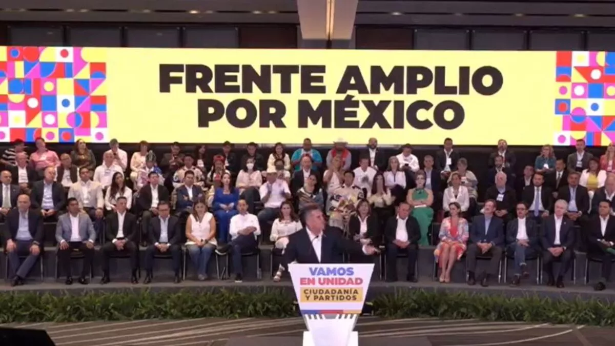 PAN, PRI y PRD anuncian la formación del Frente Amplio por México