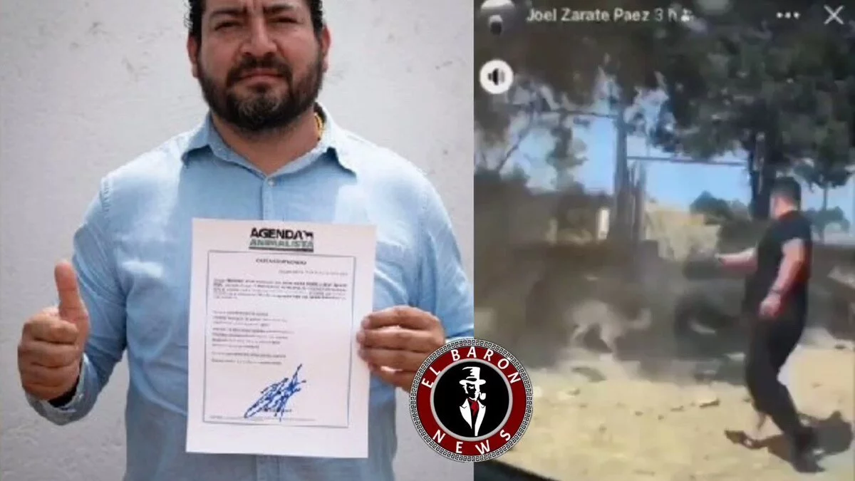 Ex aspirante del Partido Verde en Tlaxcala captado disparando a un perro