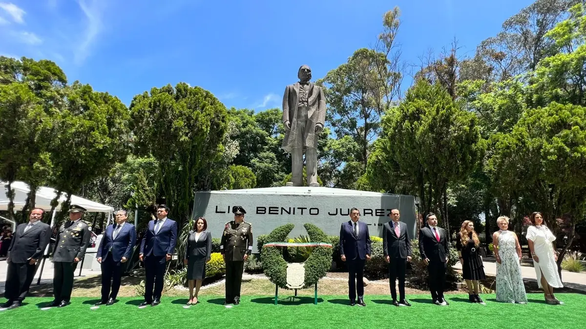Encabeza Céspedes ceremonia por 151 aniversario luctuoso de Benito Juárez