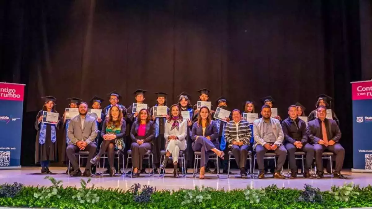 Graduación de Niñas, niños y jóvenes en situación prioritaria en Puebla