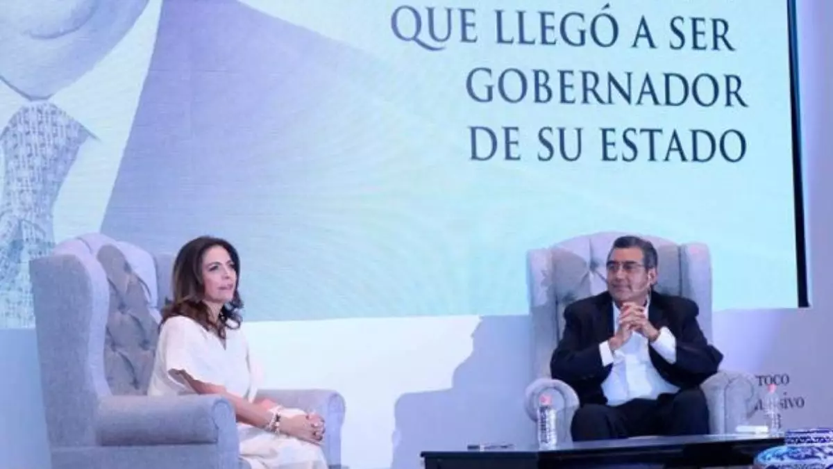Educación financiara, el centro de la plática entre Olivia Salomón y el gobernador Sergio Salomón