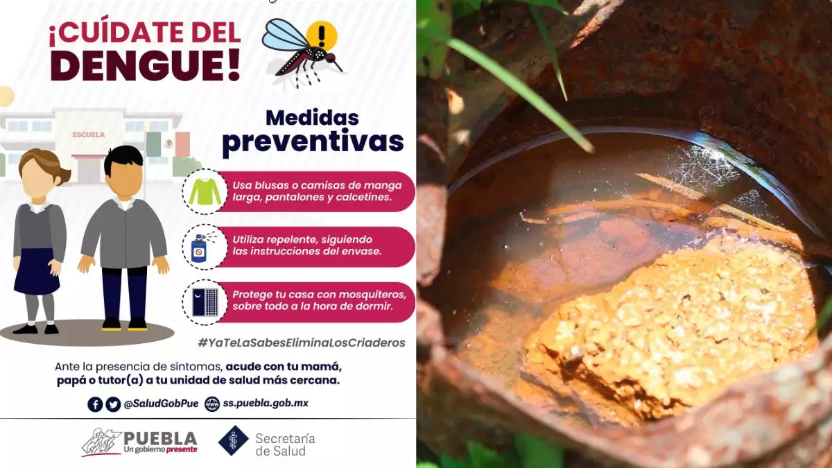 Atiende Salud casos de dengue en Puebla