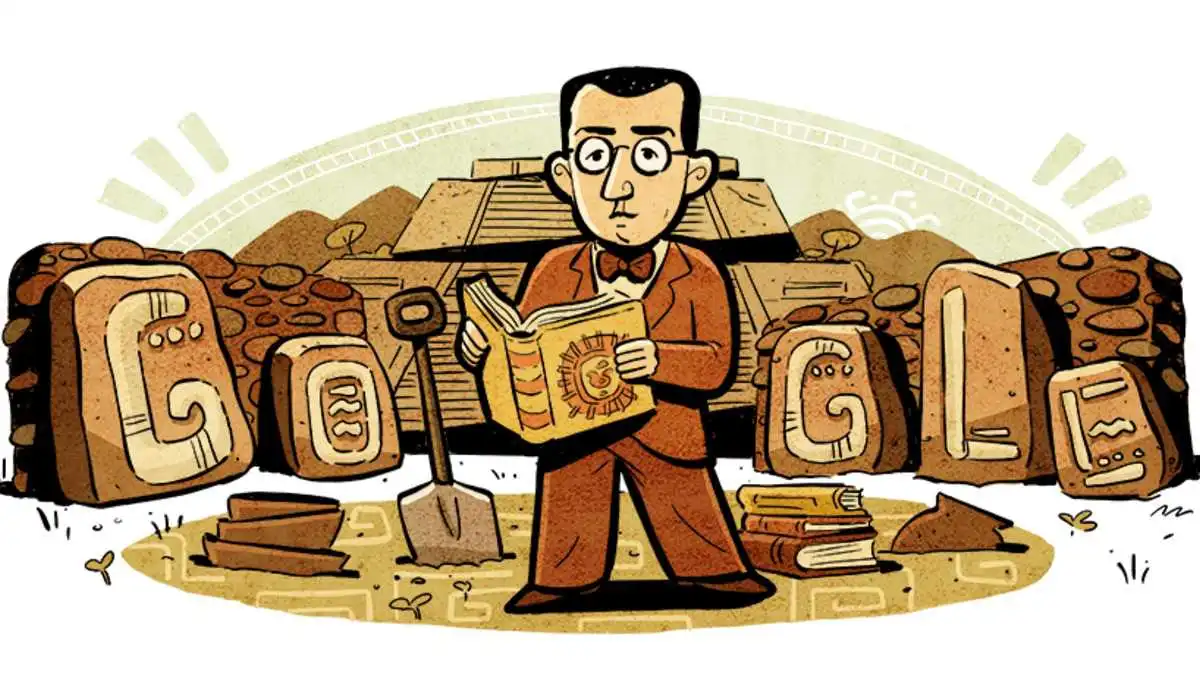 Google rinde homenaje al arqueólogo Alfonso Caso con un emotivo Doodle