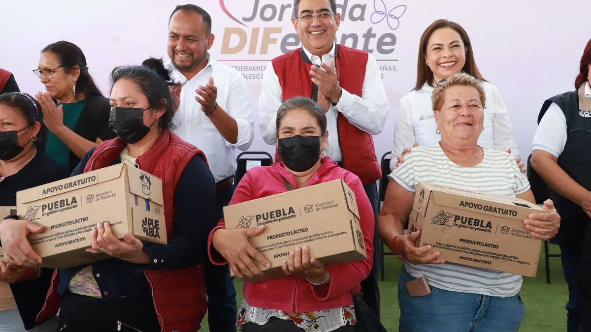 Jornada “DIFerente”, reafirma cercanía con grupos vulnerables y el Gobierno de Puebla