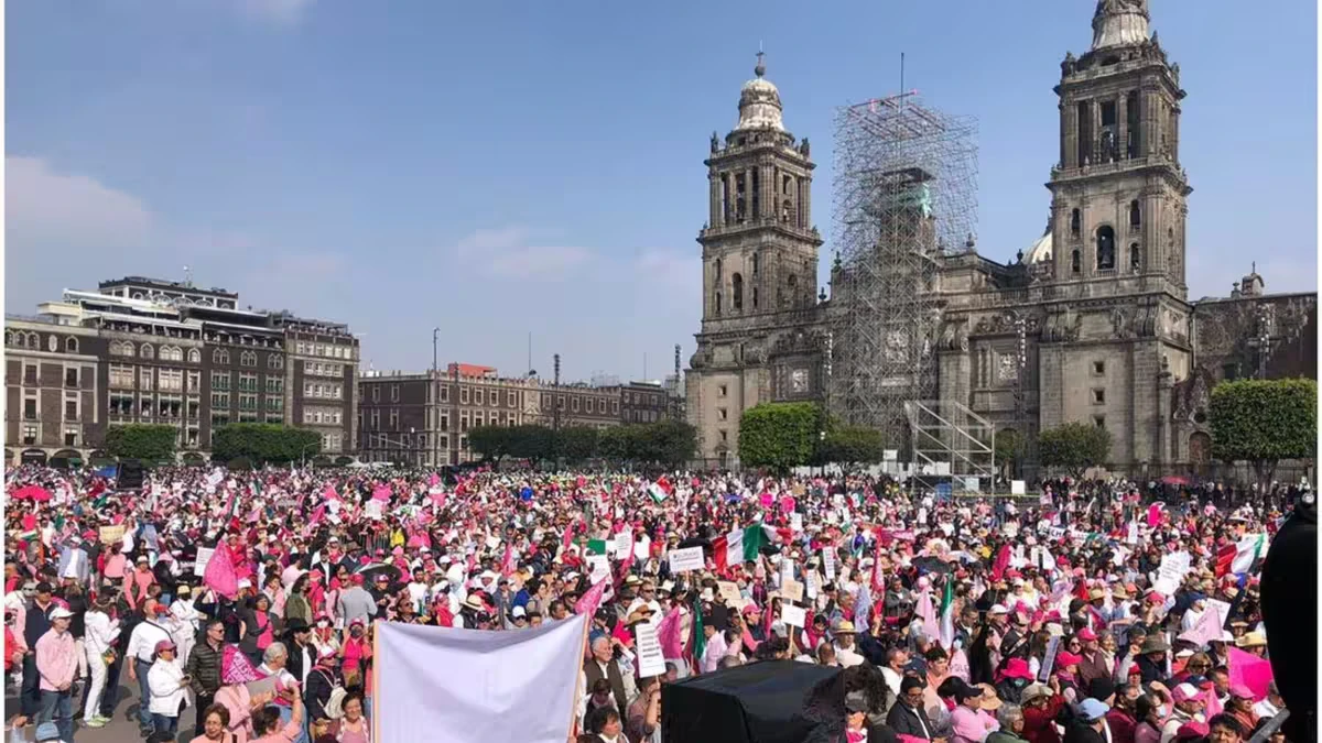 Marcha por la democracia 2024 y el discurso de Lorenzo Córdova