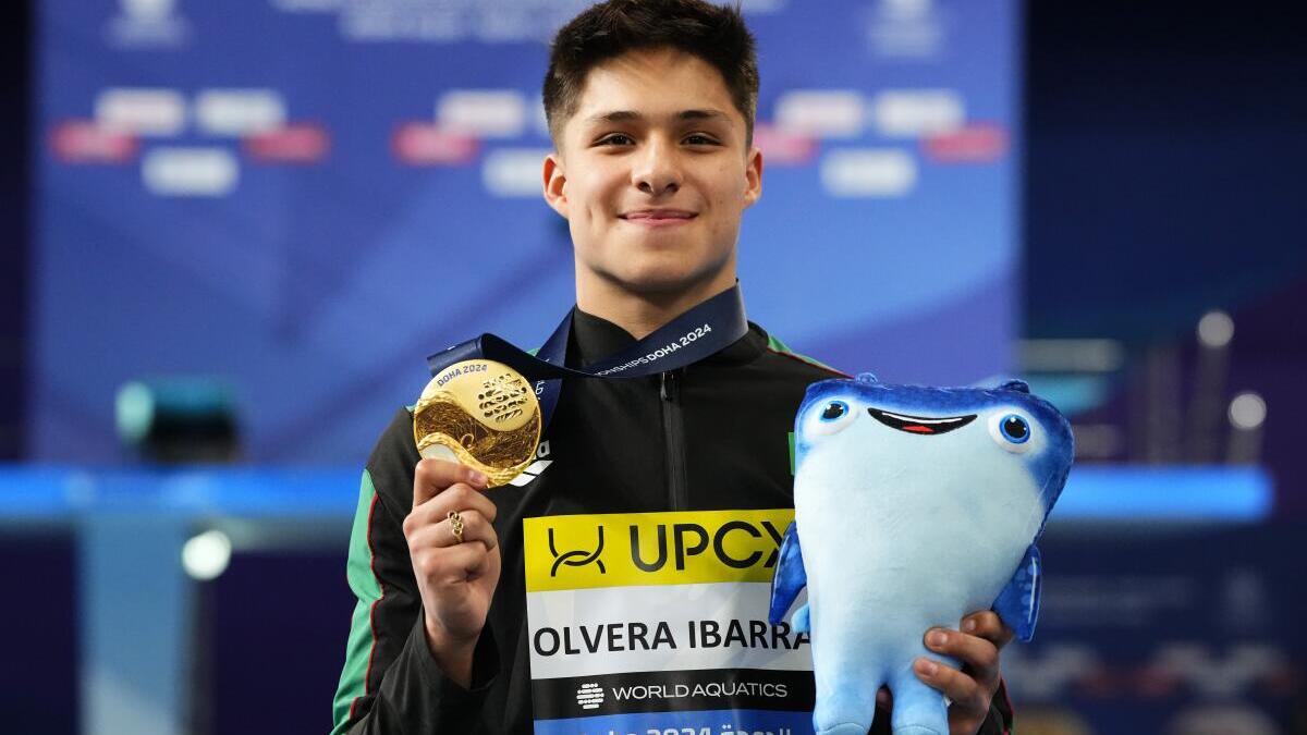 Osmar Olvera, el mexicano campeón del mundo en el Campeonato Mundial Acuático de Doha