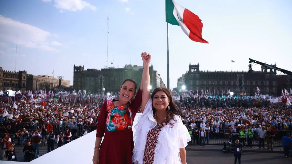 Claudia Sheinbaum Y Clara Brugada ¿Pelearon en el arranque de campaña?