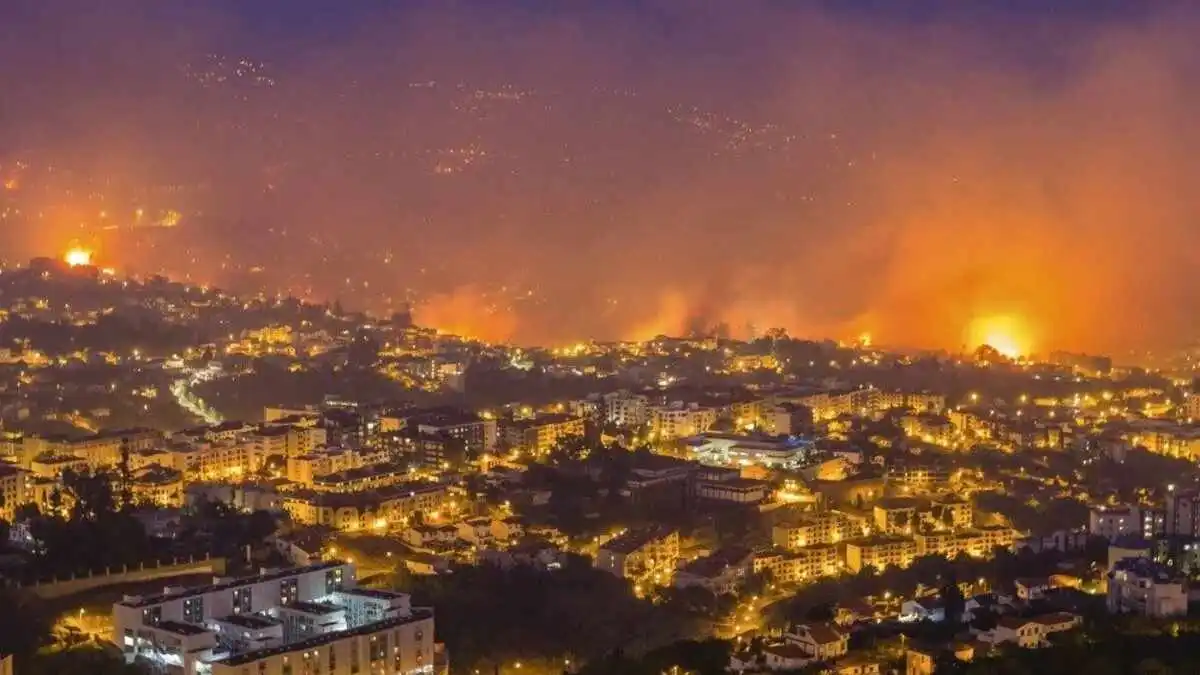 Incendio forestal arrasa el Valle de Orizaba, Veracruz