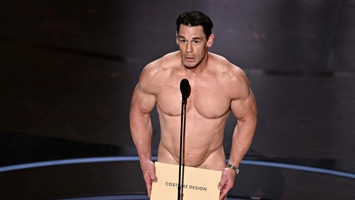 John Cena se desnudó en los Oscar