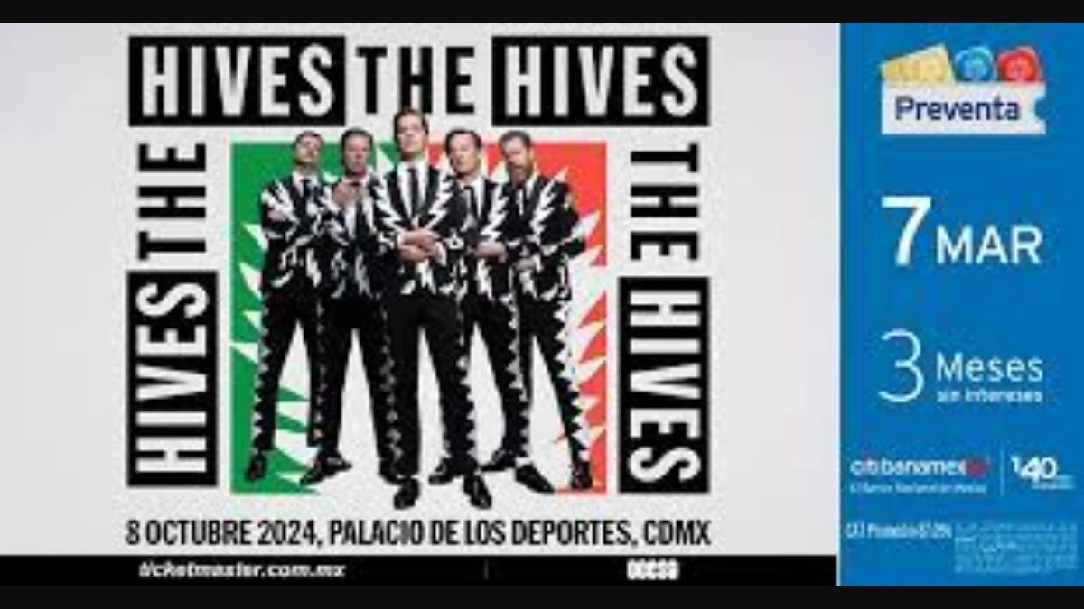 Palacio de los Deportes recibirá a The Hives
