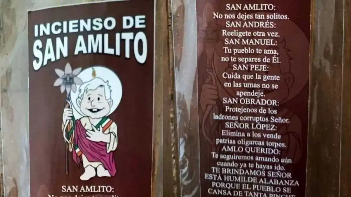 ¡Venden incienso de "San AMLITO" para la Semana Santa!