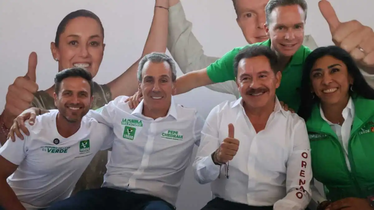 Nacho Mier asegura que el futuro en Puebla es Verde