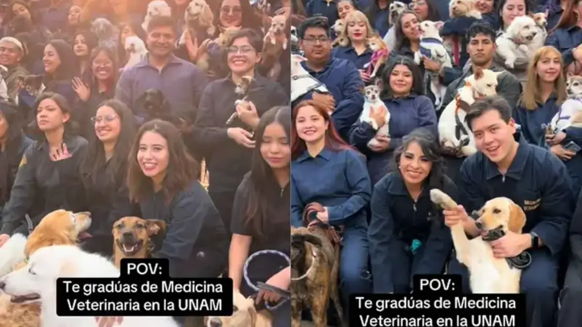 ¡De pelos! Así se graduaron estudiantes de Veterinaria de la UNAM
