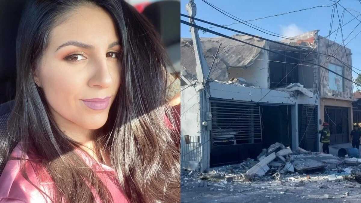 Hermana de conductor sobrevive a explosión de gas